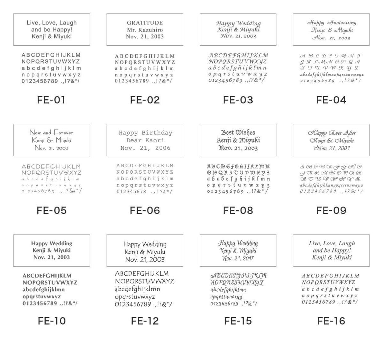 メッセージが入る真鍮壁掛けフォトフレーム