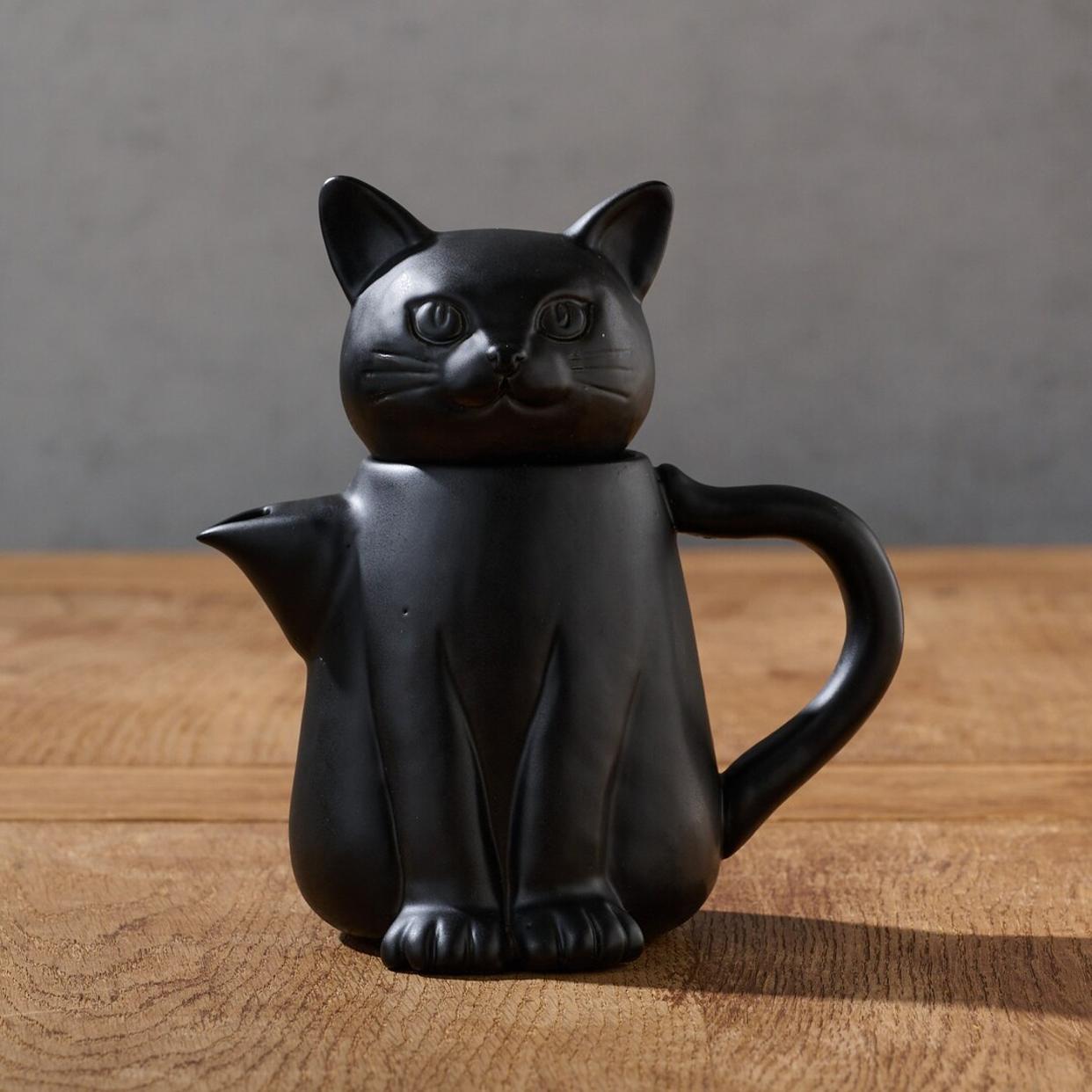 リサラーソン LISA LARSON ティーポット ポット CAT 猫 黒猫